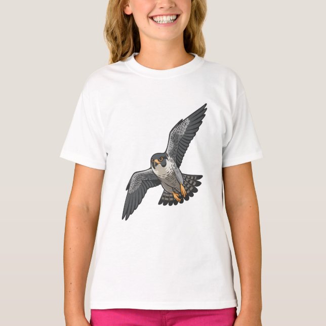 Peregrine falcon  Girls' T-Shirts (Front)