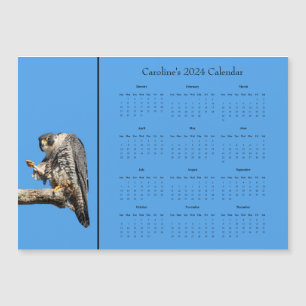 Peregrine Falcon personalise 2024 calendar