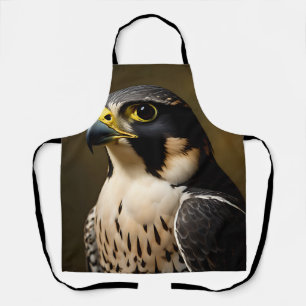 Peregrine Falcon Portrait Apron
