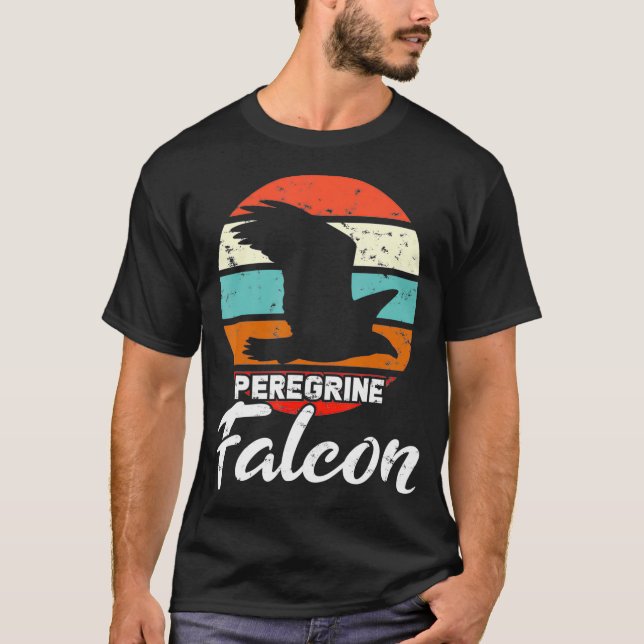 Peregrine Falcon Vintage Peregrine Falcon T-Shirt (Front)