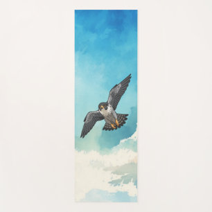 Peregrine falcon  yoga mat