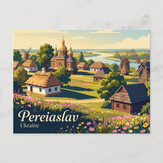 Pereiaslav Ukraine Postcard (Front)