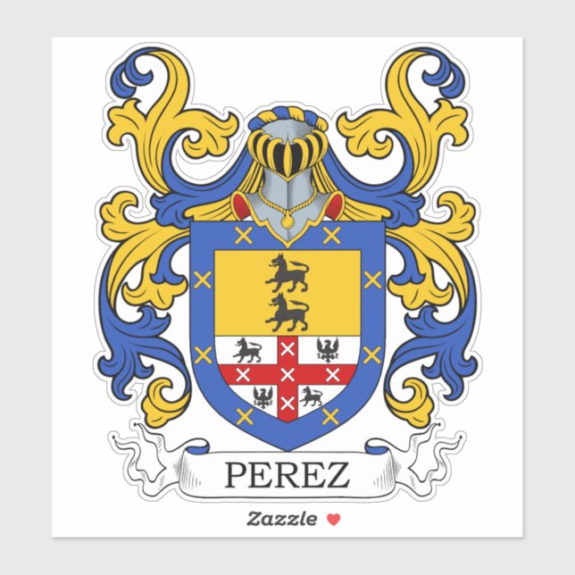 Perez Family Crest (Sheet)