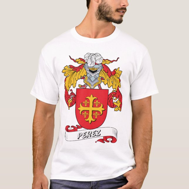 Perez Family Crest T-Shirt (Front)