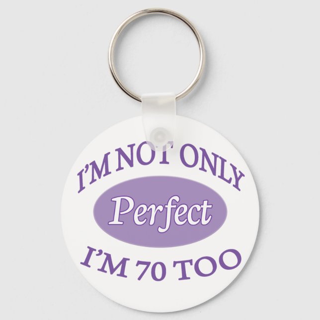 Perfect 70 Year Old Key Ring (Front)