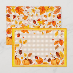 Perfect Autumn Note Card