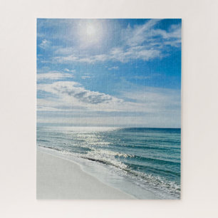 Perfect Beach Day My Happy Place Coastal  Jigsaw Puzzle