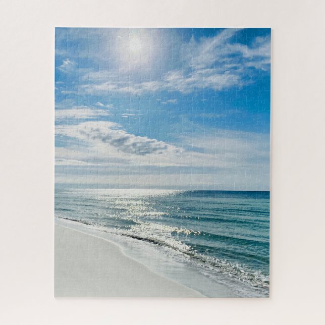 Perfect Beach Day My Happy Place Coastal  Jigsaw Puzzle (Vertical)