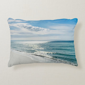 Perfect Beach Day My Happy Place Coastal Tropical Decorative Cushion