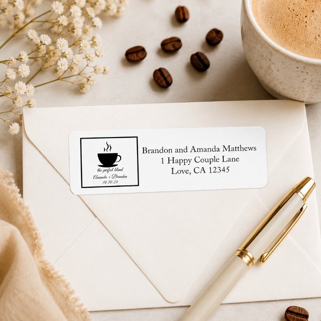 Perfect Blend Wedding Return Address Label (Creator Uploaded)