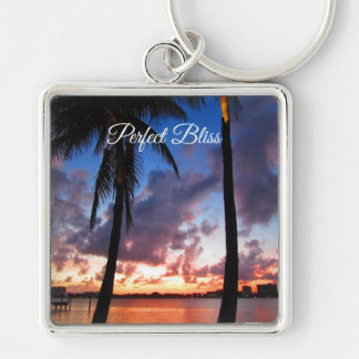 Perfect Bliss - Sunset in West Palm Beach Key Ring