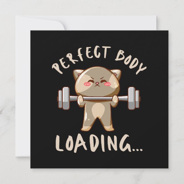 Perfect body loading... invitation (Front)