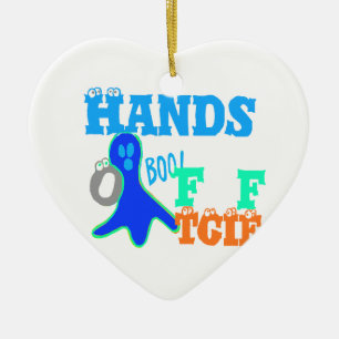 Perfect Boo! TGIF Thanks God Its Friday Hakuna Mat Ceramic Tree Decoration