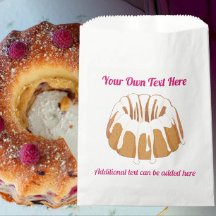 Perfect Bundt with Drizzled Glaze - Guglhupf Cake Favour Bag