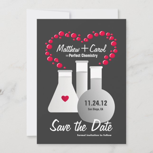 Perfect Chemistry Save The Date (Front)