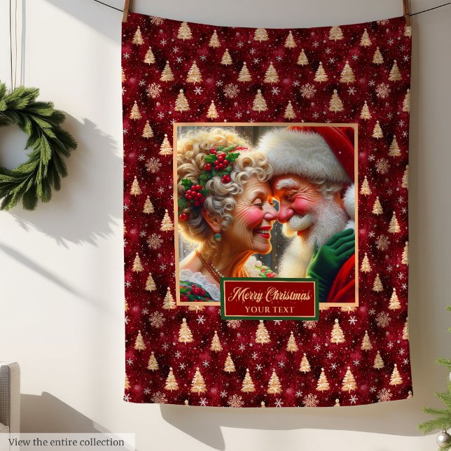 Perfect Christmas Blanket Cosy Throw Mr Mrs Claus (Perfect Christmas Blanket Cozy Throw Mr & Mrs Claus)