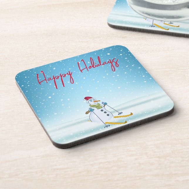 Perfect Christmas Snowman Coaster (Left Side)