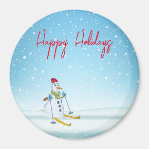 Perfect Christmas Snowman Magnet