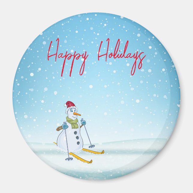 Perfect Christmas Snowman Magnet (Front)