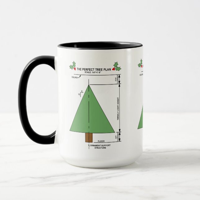 Perfect Christmas Tree Mug (Left)