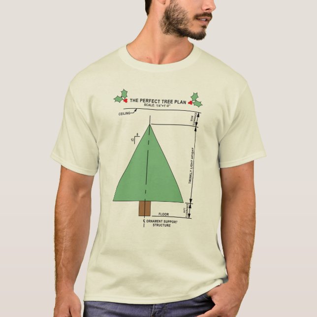 Perfect Christmas Tree T-Shirt (Front)