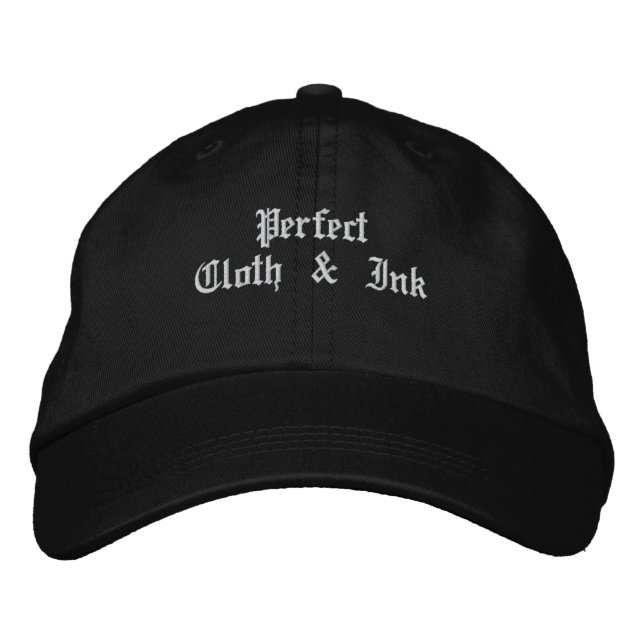 Perfect Cloth & Ink Embroidered Hat (Front)