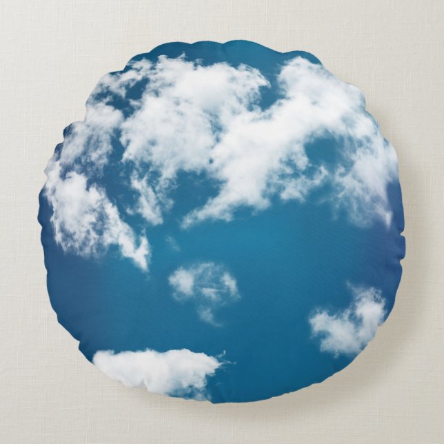 PERFECT CLOUDS ROUND CUSHION (Front)