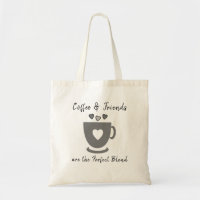 Perfect coffee and friends love hearts black grey