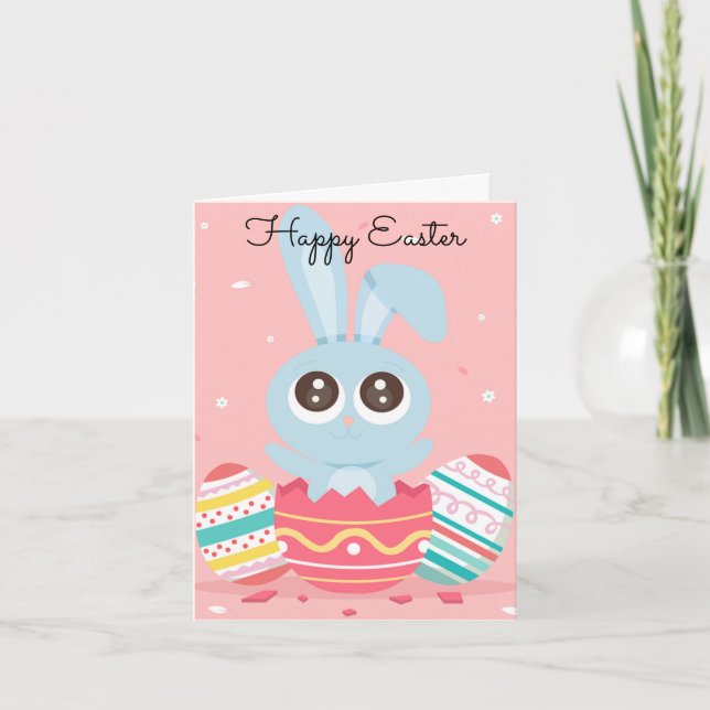 Perfect, Cool Happy Easter,  Bunny Announcement (Front)