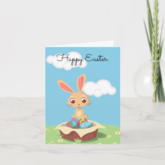 Perfect, Cool Happy Easter,  Bunny Announcement (Front)