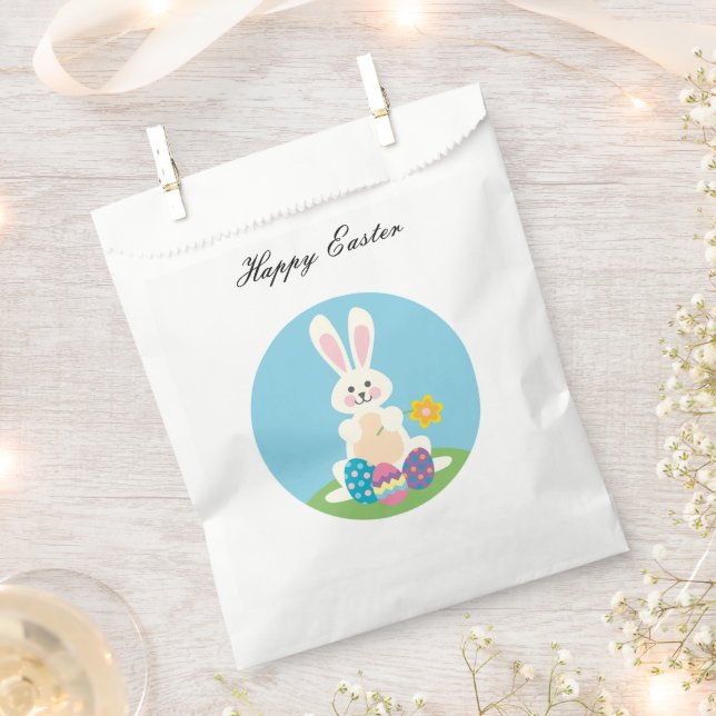 Perfect, Cool Happy Easter, Bunny  Favour Bag (Clipped)