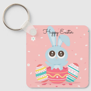 Perfect, Cool Happy Easter, Bunny Key Ring