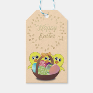 Perfect, Cool Happy Easter Chicken Gift Tags