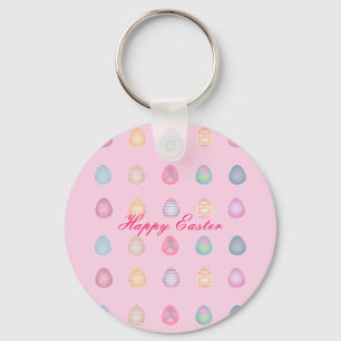Perfect, Cool Happy Easter, Eggs  Key Ring