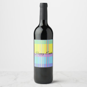 Perfect, Cool Happy Easter, Eggs Wine Label