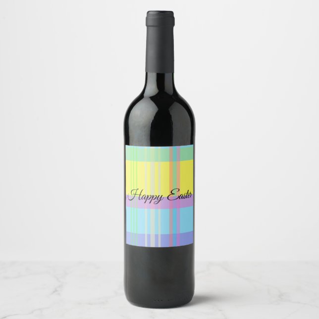 Perfect, Cool Happy Easter,  Eggs  Wine Label (Front)