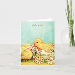 Perfect, Cool Happy Easter Vintage Announcement