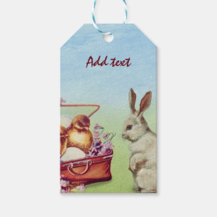 Perfect, Cool Happy Easter Vintage Gift Tags