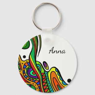 Perfect, Cool Rainbow Key Ring