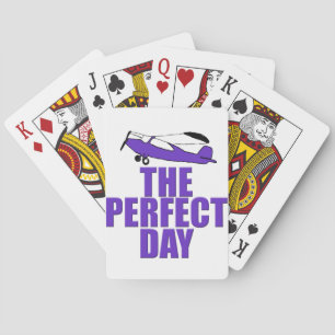 perfect day aeroplane playing cards