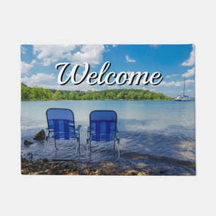 Perfect Day At The Lake Welcome Doormat