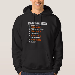 Perfect Day Banjo Player Men Women Girls Boys Hoodie