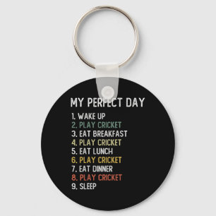 Perfect Day Cricket Shirts Men Boys Teen Cricket Key Ring