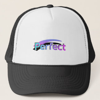 Perfect design on a black cap