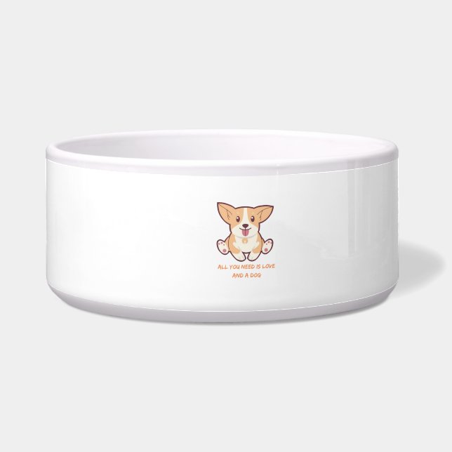 Perfect Designs for Dog Lovers Pet Bowl (Front)