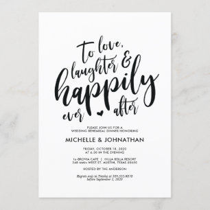 Perfect Elegant Wedding Rehearsal Dinner Invites