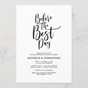 Perfect Elegant Wedding Rehearsal Dinner Invites