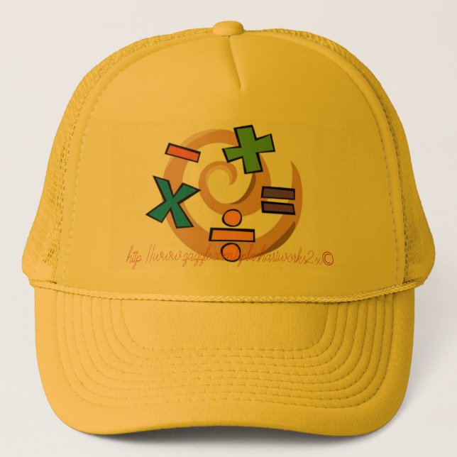 "Perfect Equations" Trucker Hat (Front)