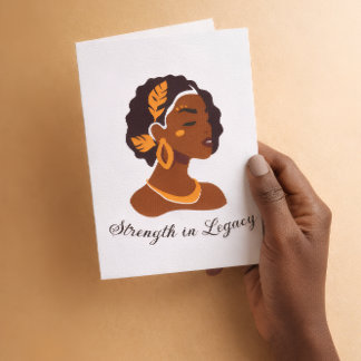 Perfect for Black History Month 2026 celebration Card