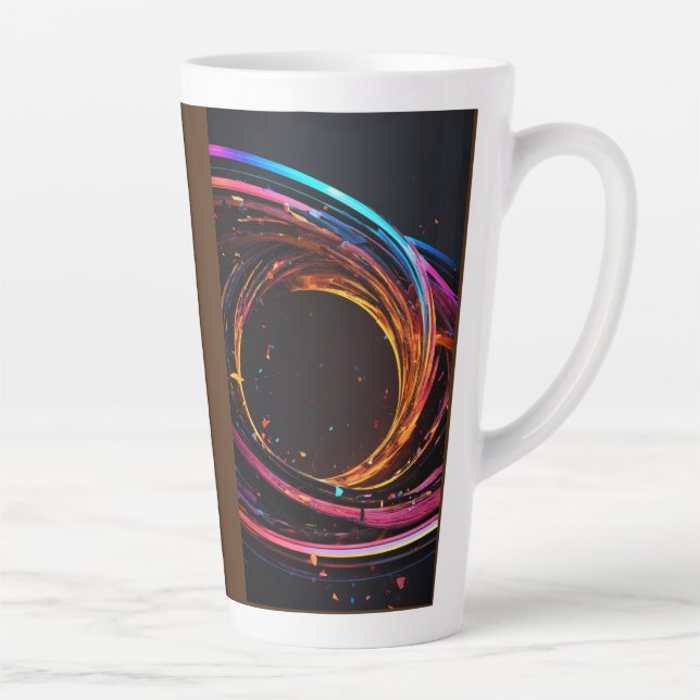 Perfect for Coffee Lovers Large Latte Mug (Right)